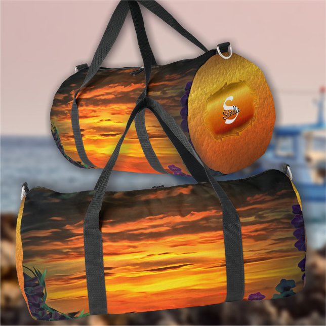 Sunset Plaza Marina 2584 Duffle Bag (Creator Uploaded)