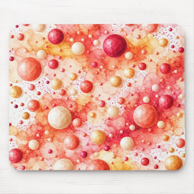 Sunset Poly Bubbles  Mouse Pad (Front)