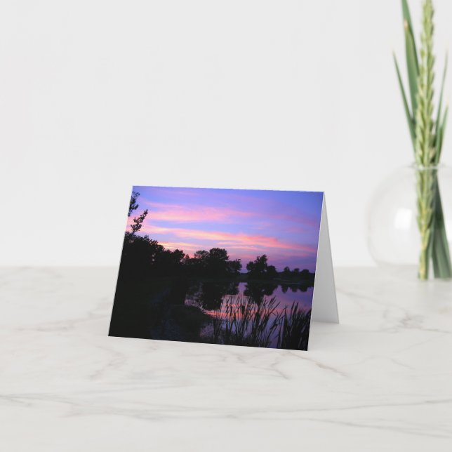 Sunset Pond Notecards (Front)