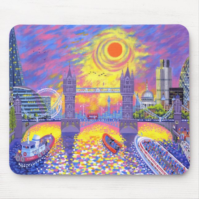 Sunset:Pool Of London 2013 Mouse Pad (Front)