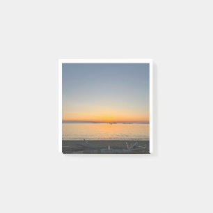 Sunset post-it notes