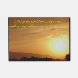 Sunset Post-it Notes