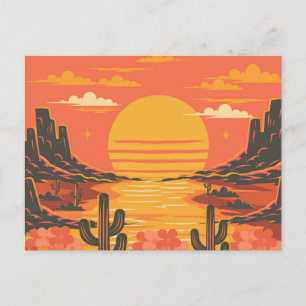Sunset Postcard