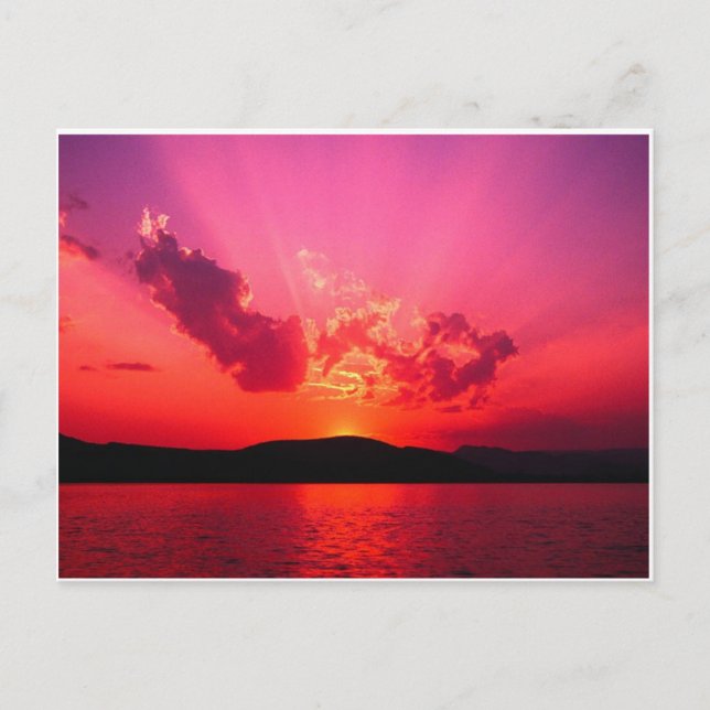 Sunset Postcard (Front)