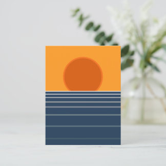 Sunset  postcard