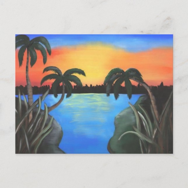 Sunset Postcard (Front)