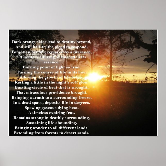 Sunset Poster (Front)