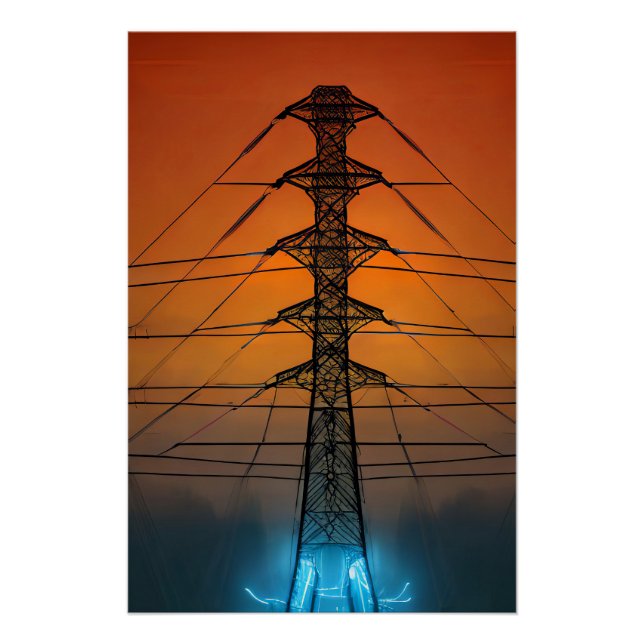 Sunset Pylon Poster (Front)