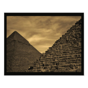 Sunset Pyramids Photo Print