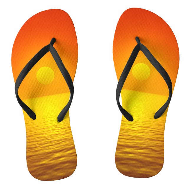 Sunset Reflection Jandals (Footbed)