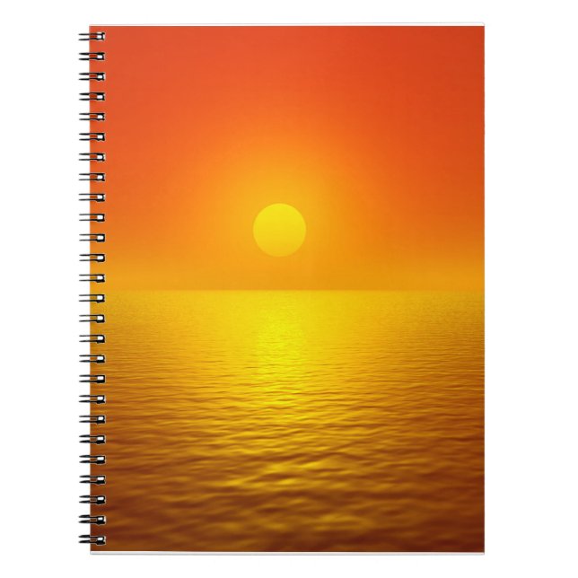 Sunset Reflection Notebook (Front)
