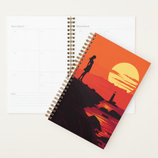 🌅 Sunset Reflection Planner 🧘‍♀️📔