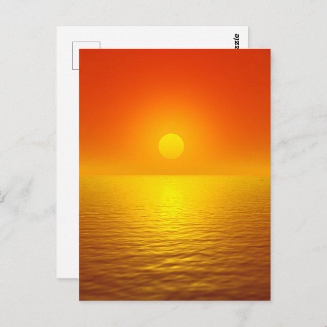 Sunset Reflection Postcard (Front/Back)