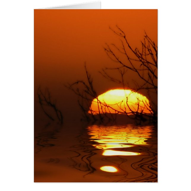 Sunset Reflections Card (Front)