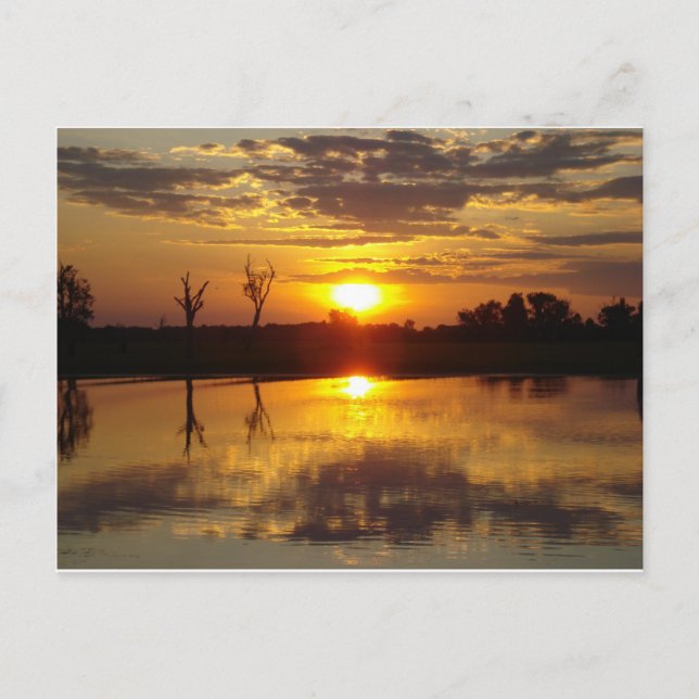 Sunset Reflecton Postcard (Front)