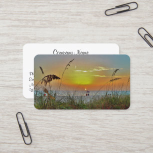 Sunset Retirement Business Cards #11
