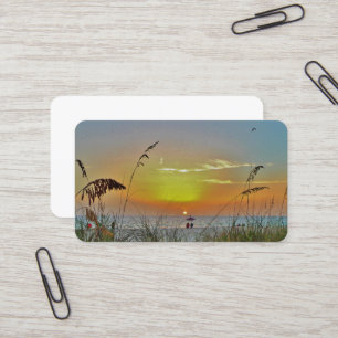 Sunset Retirement Business Cards #11