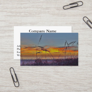 Sunset Retirement Business Cards #11