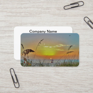 Sunset Retirement Business Cards #11