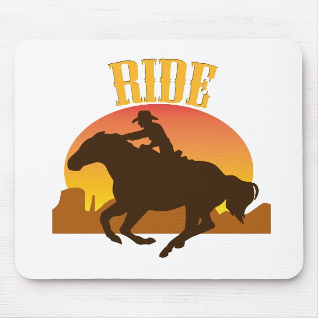 Sunset Ride Mouse Pad (Front)
