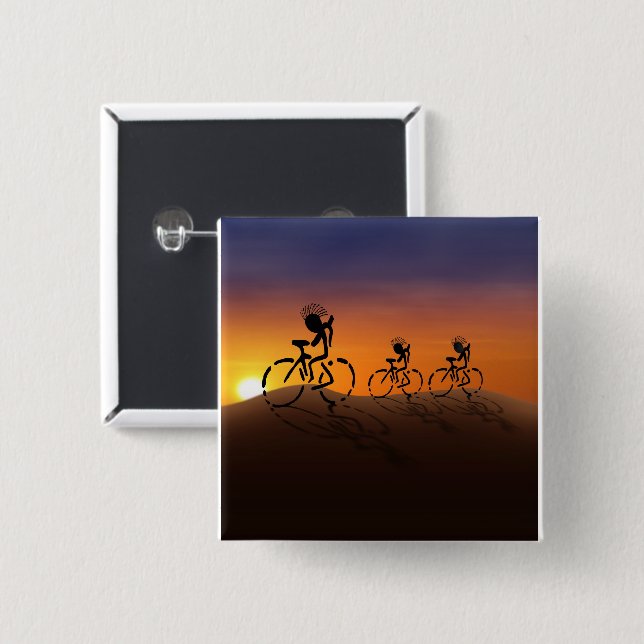 Sunset Riders 15 Cm Square Badge (Front & Back)