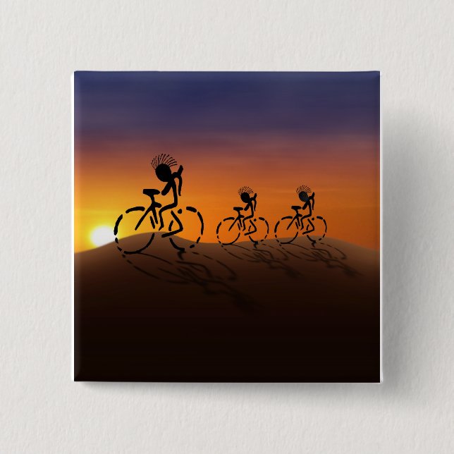 Sunset Riders 15 Cm Square Badge (Front)