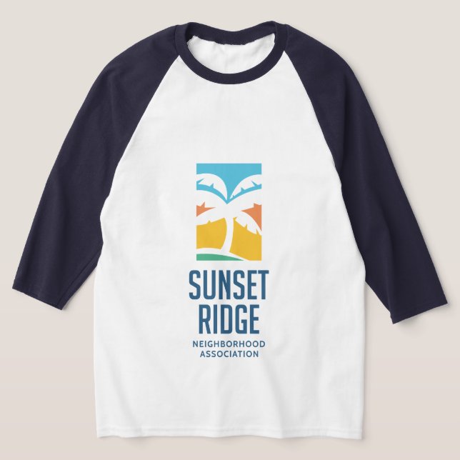 Sunset Ridge Lake Worth Beach Tee Shirt (Laydown)