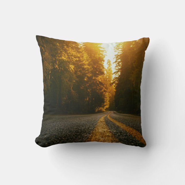Sunset Road Cushion (Front)