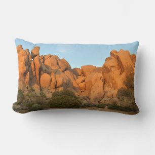 Sunset Rocks at Joshua Tree Lumbar Cushion