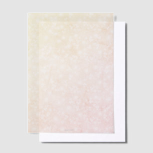 Sunset Rose garden vellum Invitations