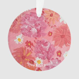 Sunset Rose Ornament