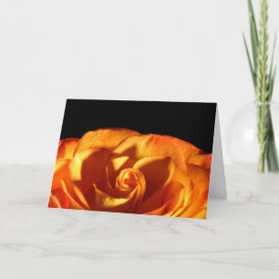 Sunset Rose Wedding Invitation Card