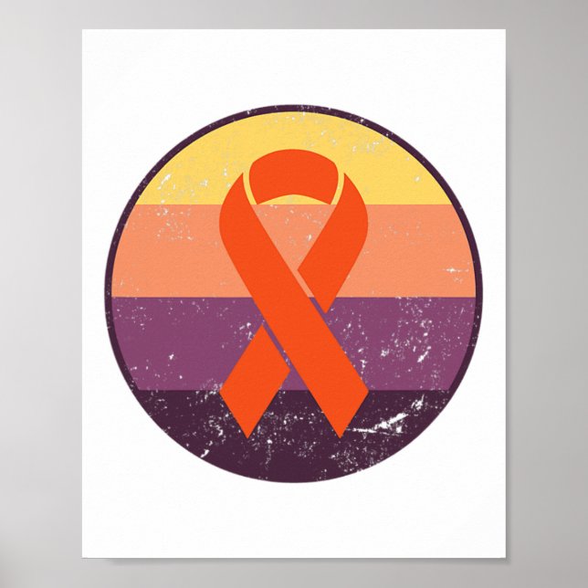 Sunset Rsd Crps Awareness  Poster (Front)
