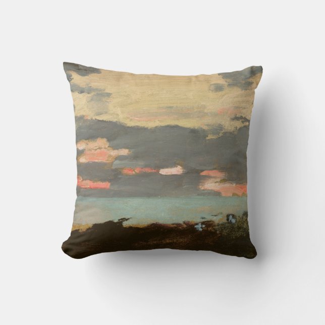 Sunset, Saco Bay Cushion (Front)