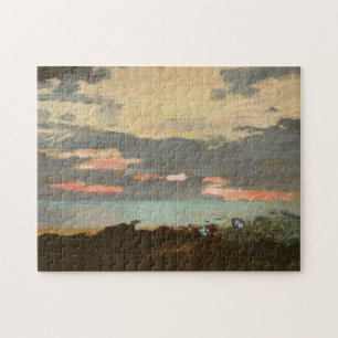Sunset, Saco Bay Jigsaw Puzzle