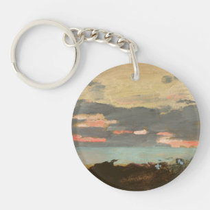 Sunset, Saco Bay Key Ring