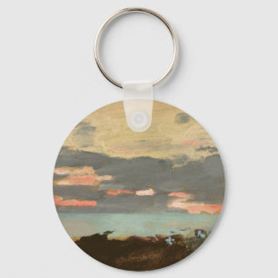 Sunset, Saco Bay Key Ring
