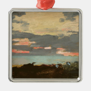 Sunset, Saco Bay Metal Tree Decoration
