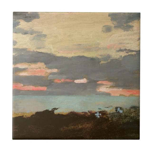 Sunset, Saco Bay Tile (Front)