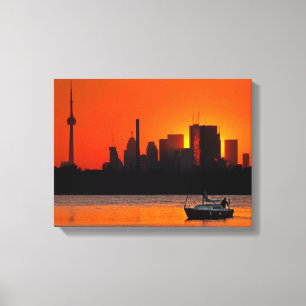 Sunset Sail Canvas Print