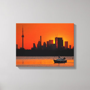 Sunset Sail Canvas Print