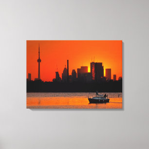 Sunset Sail Canvas Print