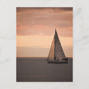 Sunset Sail Postcard