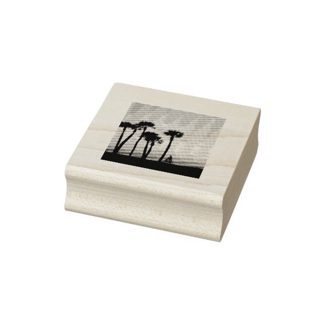 Sunset Sail Rubber Stamp (Stamp)