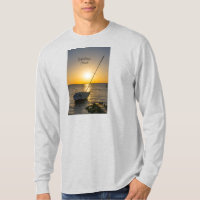 Sunset Sailboat Shipwreck Gulf Breeze Long Sleeve