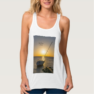 Sunset Sailboat Shipwreck Gulf Breeze Tank Top