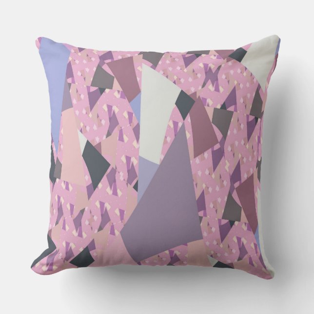 SUNSET SAILS ABSTRACT OUTDOOR CUSHION (Front)