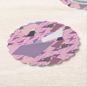 SUNSET SAILS ABSTRACT PAPER COASTER