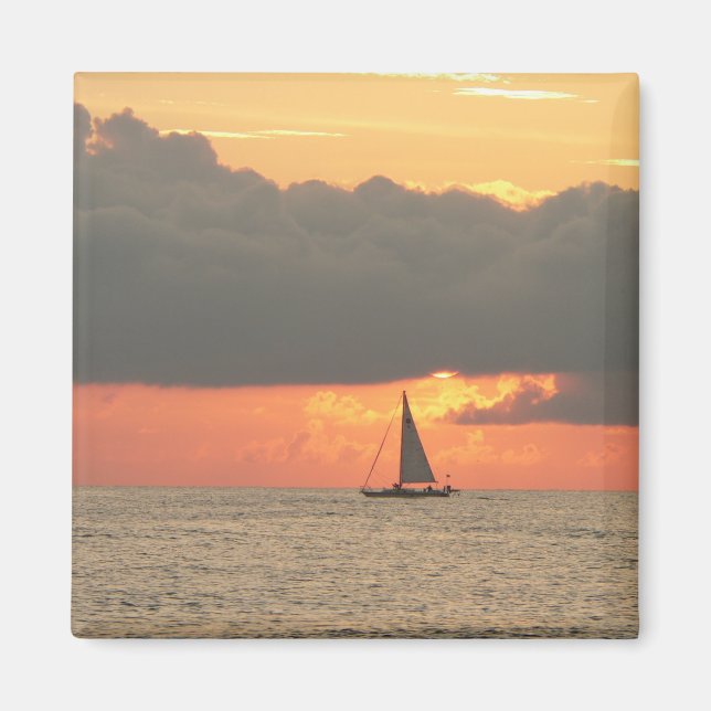 Sunset Sails Magnet (Front)