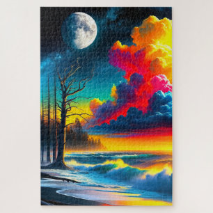 Sunset Scene Jigsaw Puzzle